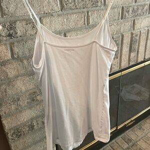 white tank top